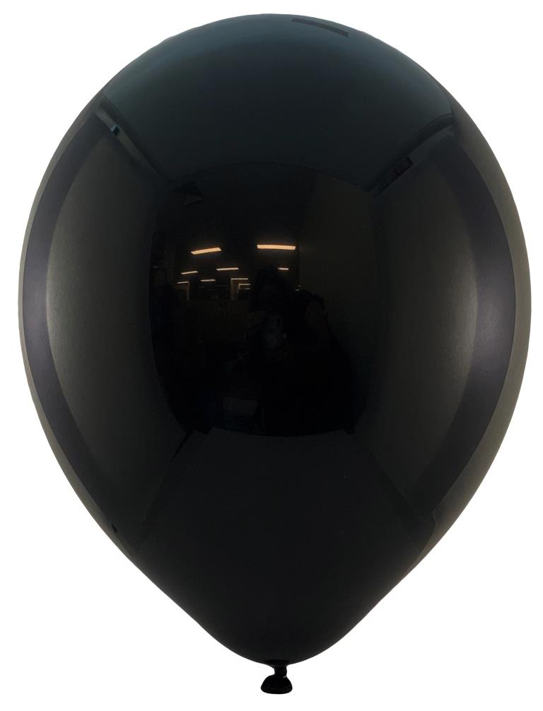 Buy Standard Black Balloons 30cm 25pk at NIS Packaging & Party Supply Brisbane, Logan, Gold Coast, Sydney, Melbourne, Australia