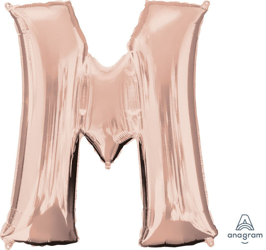 SuperShape Letter M Rose Gold. NIS Traders