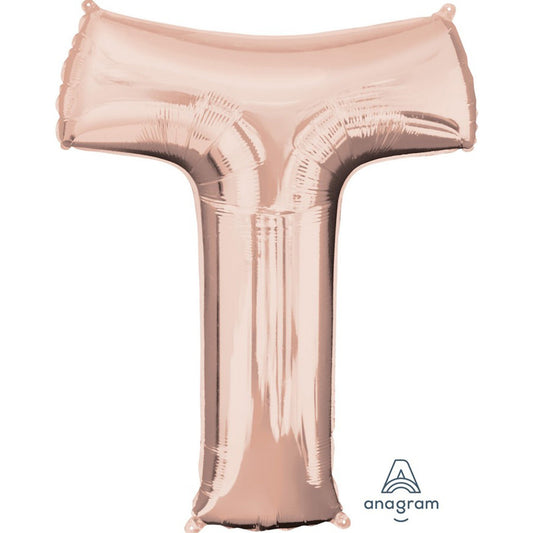 SuperShape Letter T Rose Gold. NIS Traders