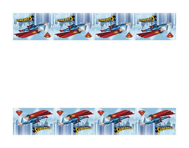Superman Table Cover 1.3m x 1.8m 1PC NIS Traders