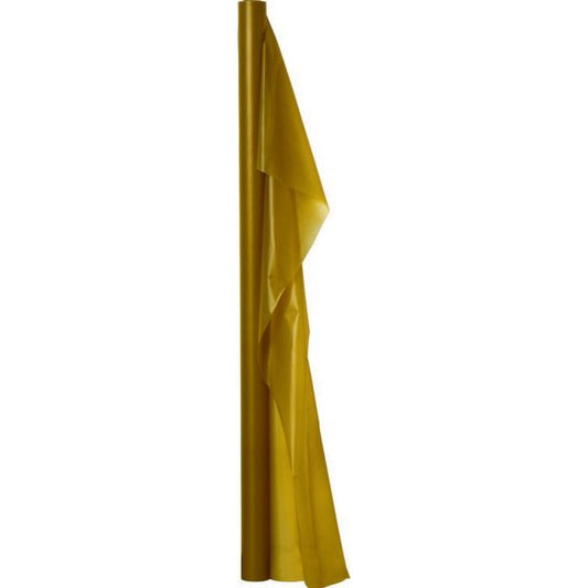 Plastic Table Roll-Gold Sparkle