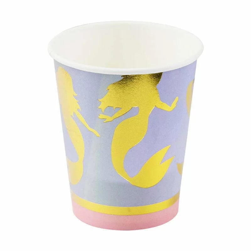 MERMAID FOIL CUPS 8pk